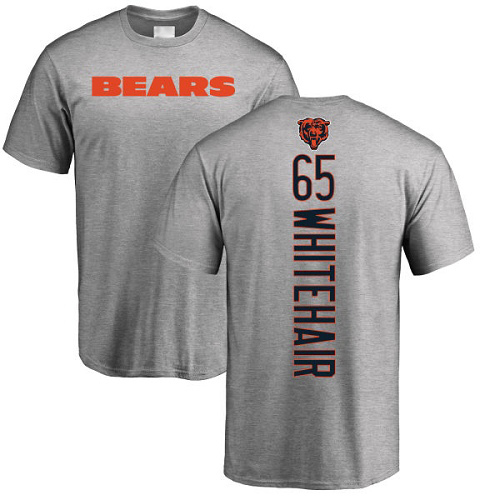 Chicago Bears Men Ash Cody Whitehair Backer NFL Football #65 T Shirt
